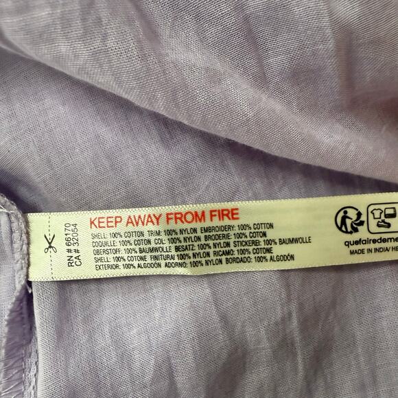 Free People maxi skirt floral lace pleated sheer tiered ruffle Large - Picture 8 of 8